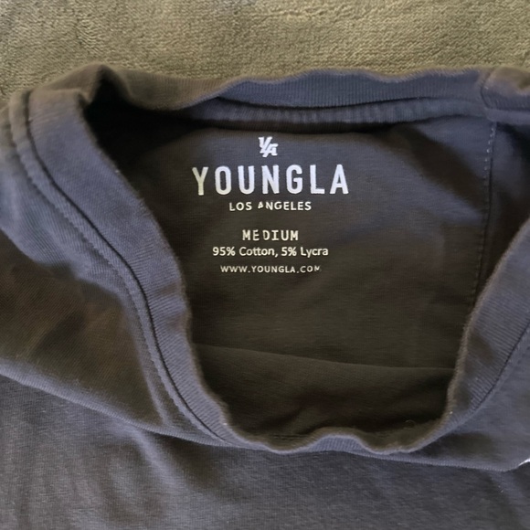 YoungLA Gray Sleeveless Tank Top - Picture 3 of 3